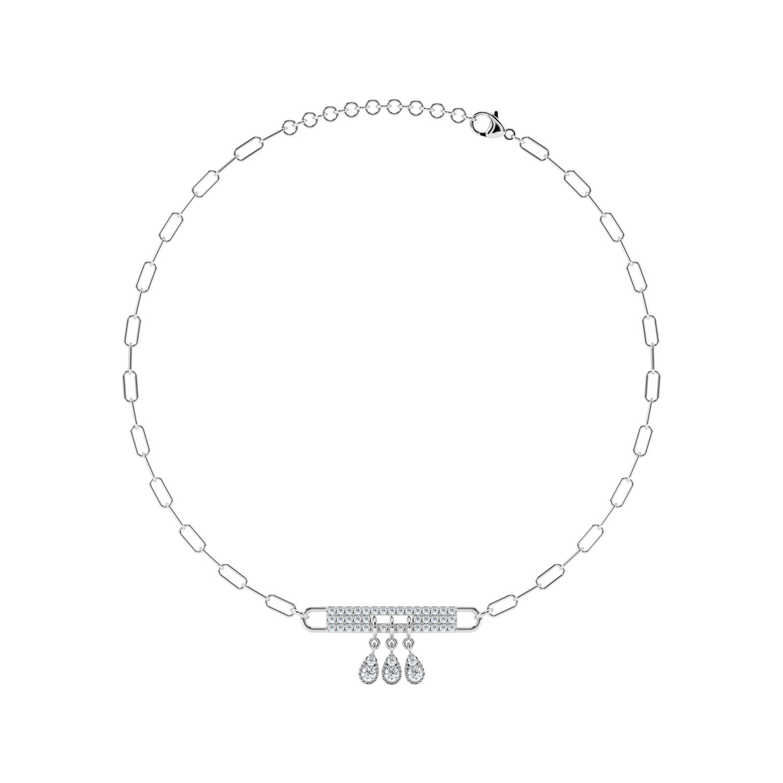 Midnight Ballroom Bar Necklace