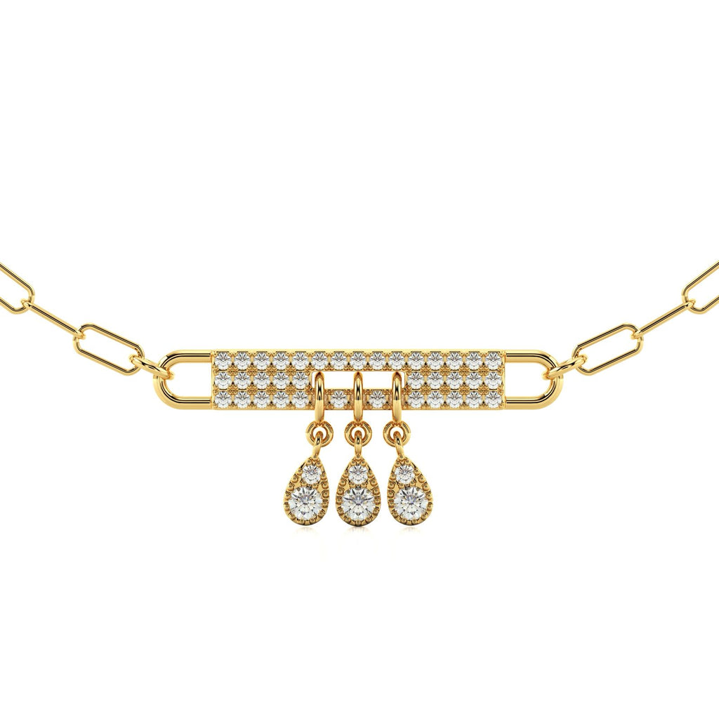 Midnight Ballroom Bar Necklace