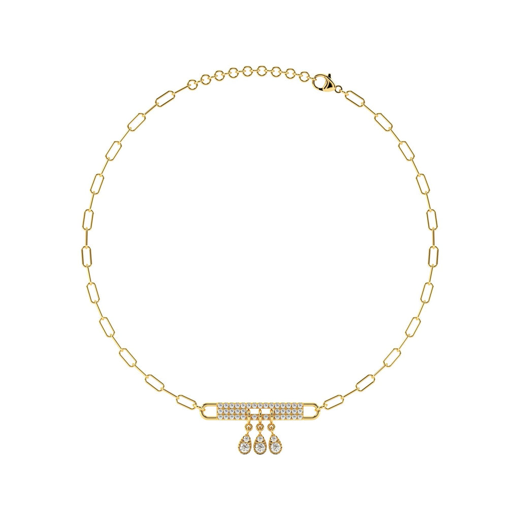 Midnight Ballroom Bar Necklace