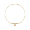 Midnight Ballroom Bar Necklace