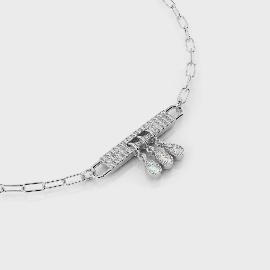 Midnight Ballroom Bar Necklace