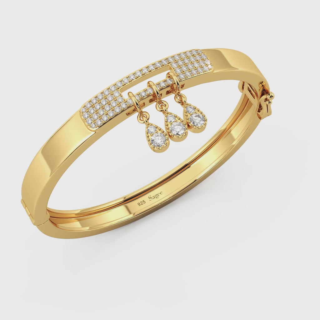 Midnight Ballroom Bangle